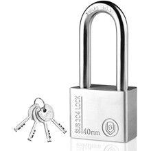 Stainless Steel Beam Padlock 2 Inch Wide with Key