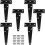 T-Strap Shed Hinge Heavy Duty 4 Inch 6 Pack 1