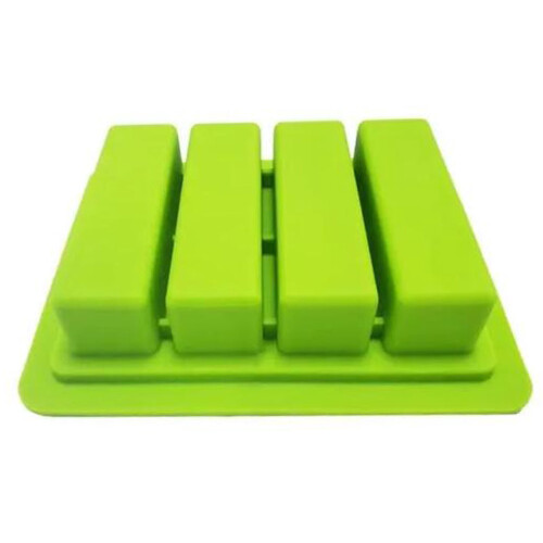 Silicone Butter Mold Food Grade Rectangle 4-Cavity 2