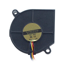 2X Dubbele Bal Turboventilator 5015 Koelventilator voor Flashforge Adventurer 5M Pro Extruder Hotend Snelle Koelventilator voor AD 5M Pro
