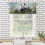 Panda valance curtain rod pocket 54x18 in 2-panel 3