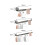 Washranp Wall-Mounted Drying Rack Aluminum Alloy 1-Pack 3