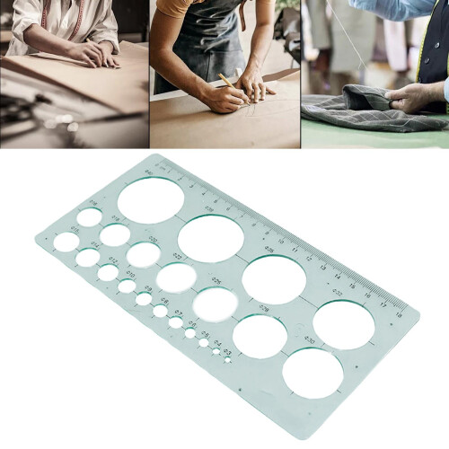 Circle and Oval Template Geometry Ruler for Drafting