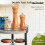 Lazy Susan Organizer 3-Tier Rotating Spice Rack Greige 6