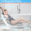Full Body Bath Pillow Gray Support for Head Neck Shoulders 2