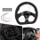 Jogo de PC de Corrida de 13 Polegadas 320 mm Volante de Couro Peças de Corrida de Drift Volante Modificado 1