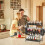 Bathroom counter organizer 3-tier with 2 metal baskets 5