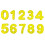 Number-shaped decompressing toy set educational sensory 1