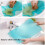 Refrigerator Liner Mats Washable Waterproof 4 pcs 6