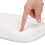 PU waterproof bathing pillow with suction cups white 2