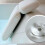PU waterproof bathing pillow with suction cups white 3