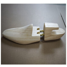 Solid Wood Shoe Last Shoe Stretcher Adjustable Spring Anti-Wrinkle Storage L Leather Shoe Shaper Shoe Stretcher
