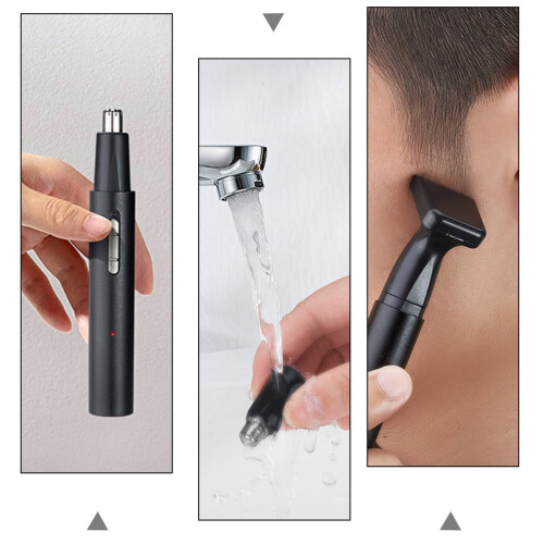 USB rechargeable nose and ear hair trimmer set 2
