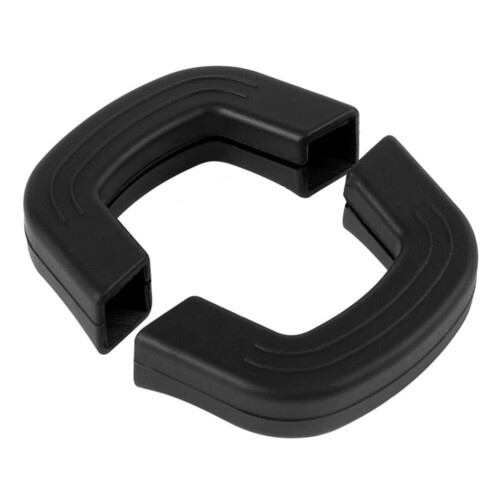 Silicone Hot Handle Cover Heat Resistant Black