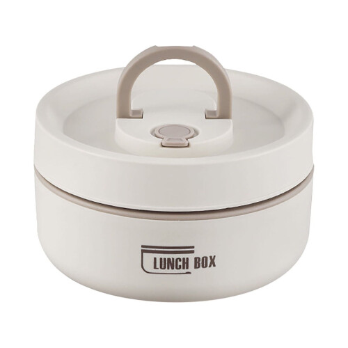 Stainless Steel Thermal Lunch Container Round Large