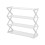 ZYNIC shoe rack white 4-tier freestanding 2