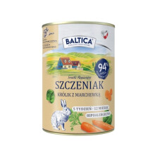 BALTICA Smaki regionĂłw Puppy Rabbit with carrot - wet dog food - 400g
