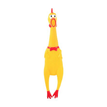 Rubber Chicken Squeeze Toy Medium