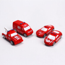 Mini Police Car Model Set 4 Pieces