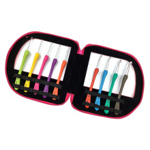 Crochet Hooks Set Aluminum 2.0–6.0mm 9 Sizes