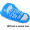 Bathroom foot scrubber brush with bristles blue 3