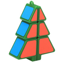 Sehao 1x2x3 Christmas Tree Cube Puzzle Green