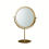 Gold Desktop Vanity Mirror Round Portable 1pc 1