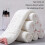 TAKTUK dish cloths reusable cotton white 6-pack 8