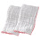 TAKTUK dish cloths reusable cotton white 6-pack 2