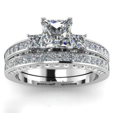 Women's Zircon Ring Fashion Couple Gift 1 Piece