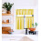 KK3 Yellow Blackout Curtains 3-Piece Set 1