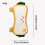 Kids' Ergonomic Memory Foam Pillow 1 Pack 3