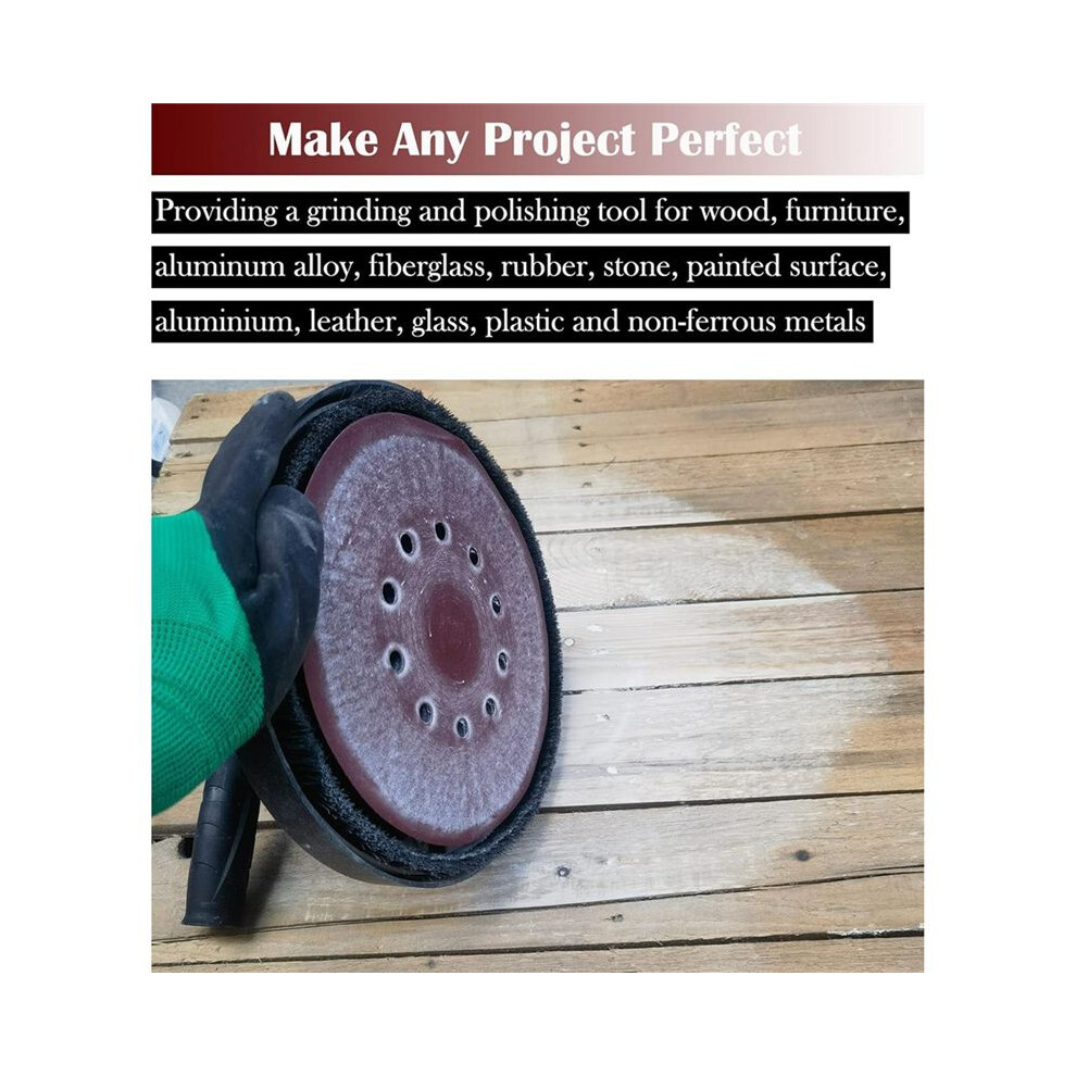 50Pack 9Inch 10Hole 40 Grit Hook-And-Loop Drywall Sandpaper - Aluminum Oxide Sanding Disc For 9Inch Drywall Sander 6032896310226