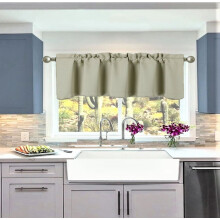 TVLO ivory blackout thermal valance curtain 54 in x 18 in