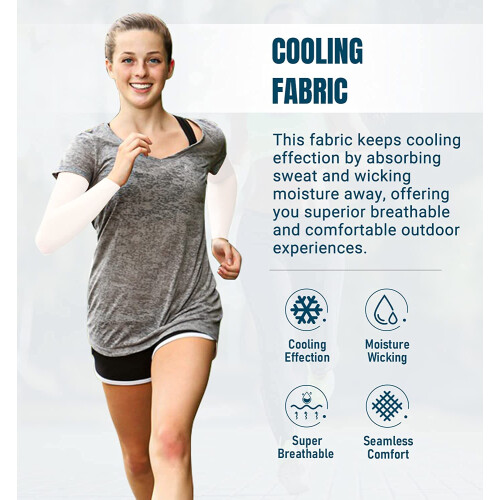 Sun Protection Cooling Arm Sleeves Compression 2 pcs 2