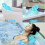 Full Body Bath Pillow Blue for Tub Support 6