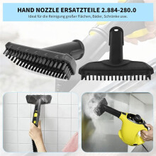 Para Steam Cleaner SC1 SC2 SC3 SC4 SC5, Peças de Reposição para Bico Manual 2.884-280.0, Acessórios para Pano de Escova Redonda