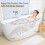 Bath Cushion with Suction Cups for Head and Neck Support 3