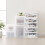 Storage Cabinet with Clear Drawers 5-Drawer White 7
