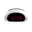 Mainstays Digital Alarm Clock White Red LED 1 Unit 1
