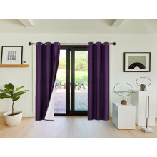 Blackout Curtains Purple 95-inch 2 Panels for Bedroom