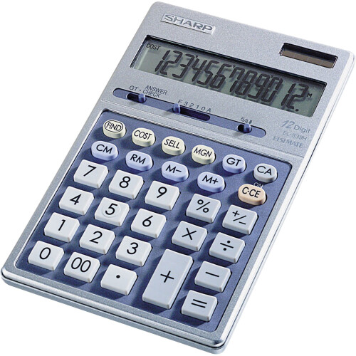 Sharp EL-339HB calculator compatible 12-digit desktop