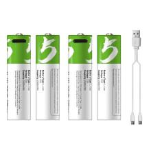 Rechargeable AA 1.5V Type-C Battery 2600mWh 4PCS