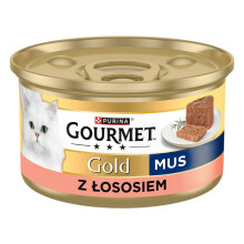 PURINA Gourmet Gold Mousse with salmon - wet cat food - 85g