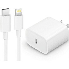 iPhone 11-13 20W USB-C Wall Charger with 6ft Lightning Cable