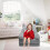 Zynic Plush Foldable Kids Sofa Bed 2-in-1 4
