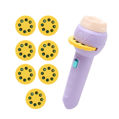 Children's educational picture projector flashlight
