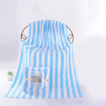 SHENGXINY bath towels set coral velvet 3-piece blue