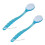 Body Bath Brush with Long Handle Blue 2 Pack 1