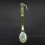 Body Bath Brush with Long Handle Green 3